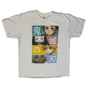 Demon Slayer Tanjiro Zenitsu Inosuke & Nezuko Anima Manga Tshirt - L